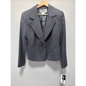 Vintage Ben Marc International Wool Blend Gray Blazer - Women’s Size 6